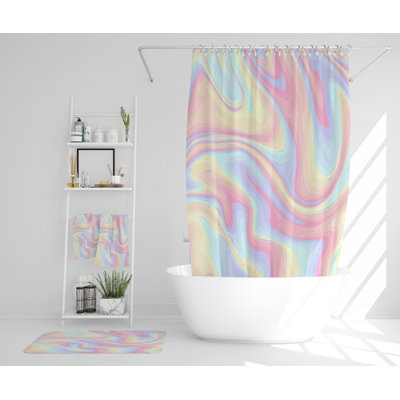 Natrell Polyester Shower Curtain Set