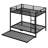 Metal Bunk Bed With Trundle-612658036
