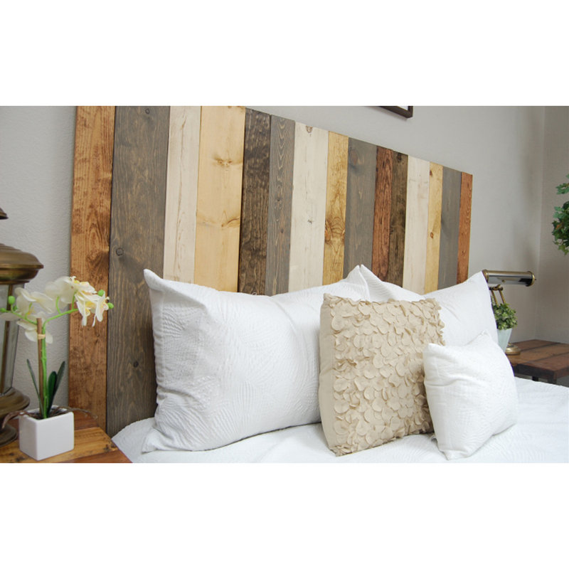 Solid Wood Panel Headboard, Queen