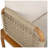 Christopher Knight Home 29" W x 32" D x 11.5" H Solid Acacia Wood and Rope Club Chair with Cushions