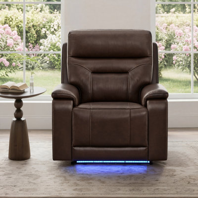 Fauteuil inclinable électrique 36,8 po avec rallonge à 165 °, deux moteurs et appui-tête électrique