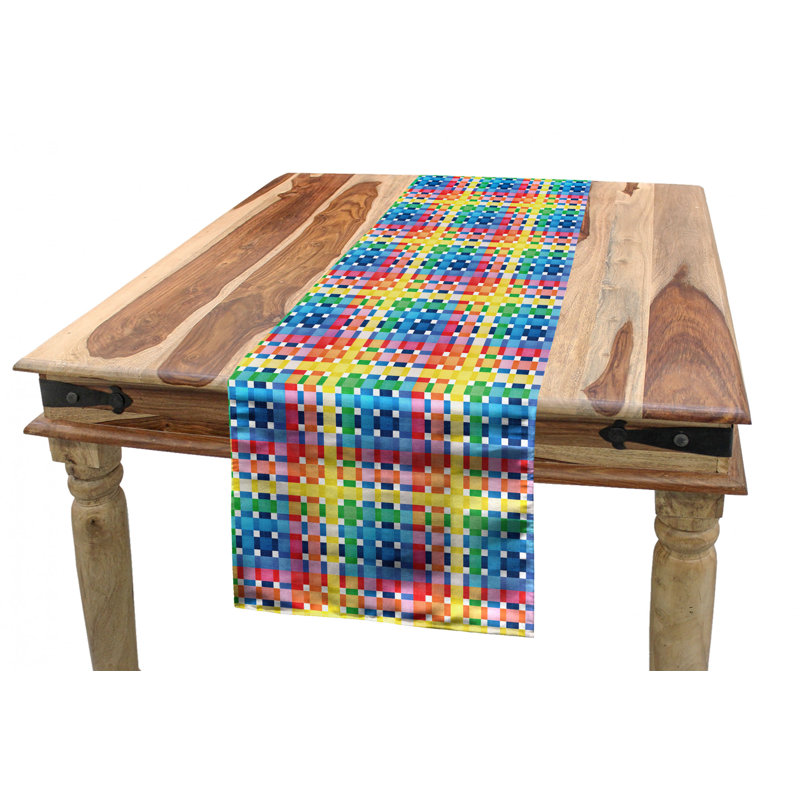 Plaid Table Runner, 72" x 16"