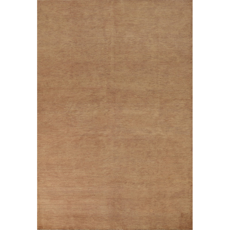 Tapis brun moderne Gabbeh 7 x 10