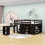 Englas Kids Full Loft Bed with Drawers-2020987740