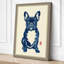 Symmetrical Bulldog Japandi - Wrapped Canvas-29093005-29093107