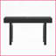 Table basse antique en rotin noir avec 2 tiroirs de rangement - placage en bois naturel pour le salon, assemblage facile-168637331