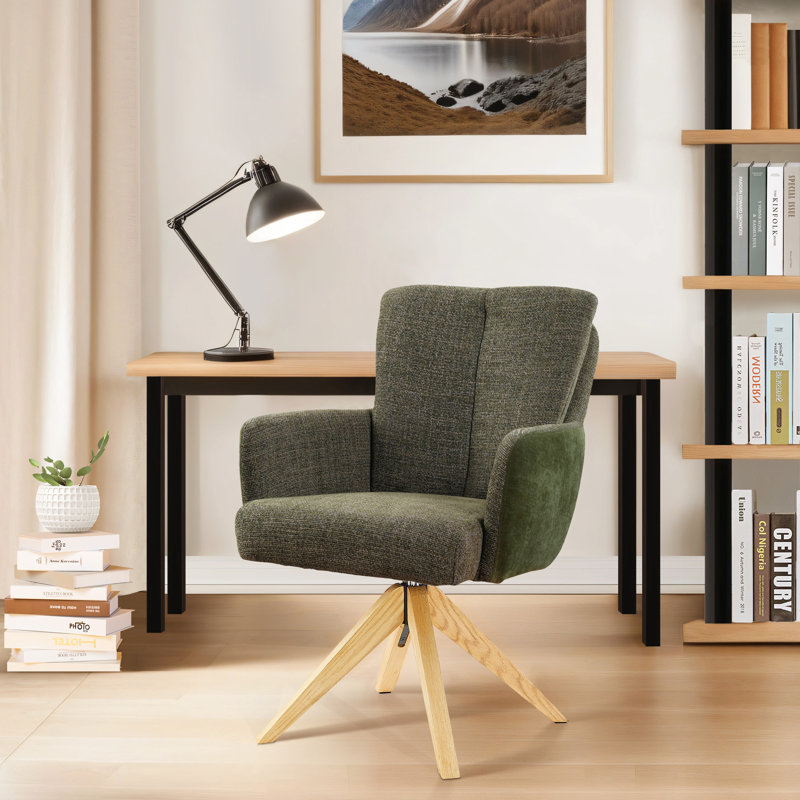 Chaise de bureau Bernab, Vert