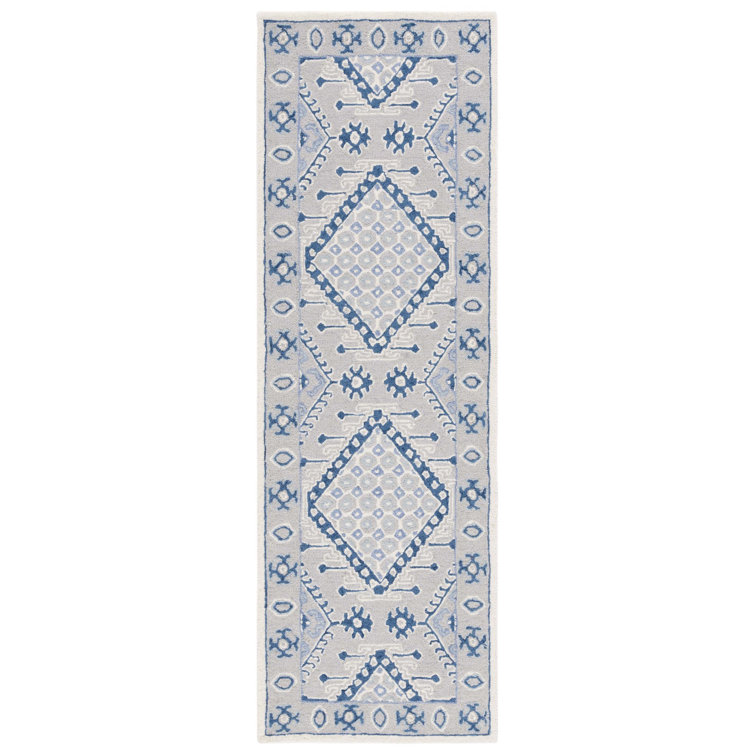 Micro-Loop Hand Tufted Wool Southwestern Rug