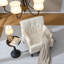 Fauteuil club en velours côtelé Mid Century Modern-680901290