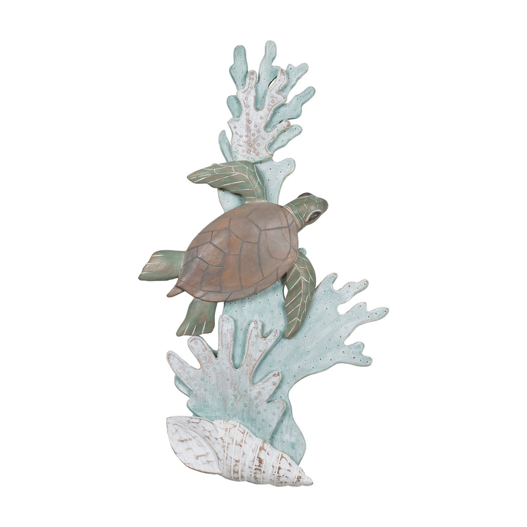 Handmade Coastal Landscape & Nature Wall Decor on Solid Wood Rosecliff Heights