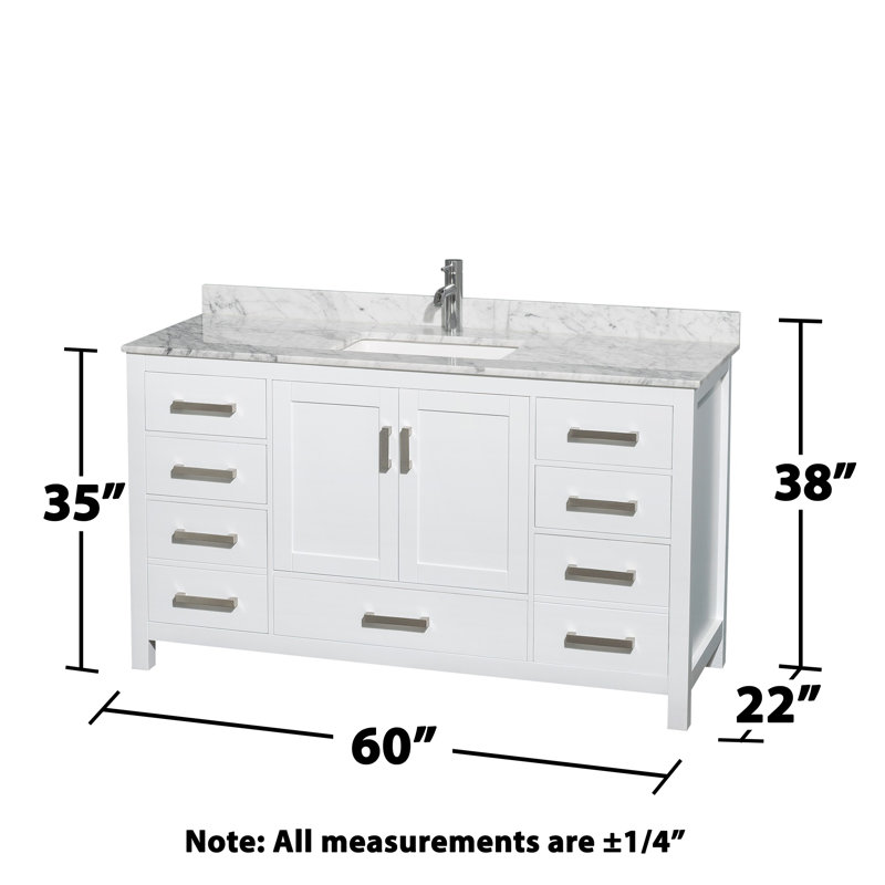 Sheffield 60" Single Bathroom Vanity Set with Mirror, Light Green, 8" widespread