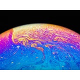 Soap Bubble Close Up Print by Philippe Monthoux
