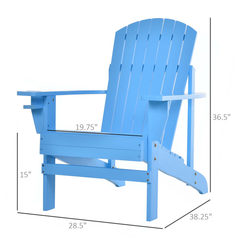 Chaise Adirondack Outsunny
