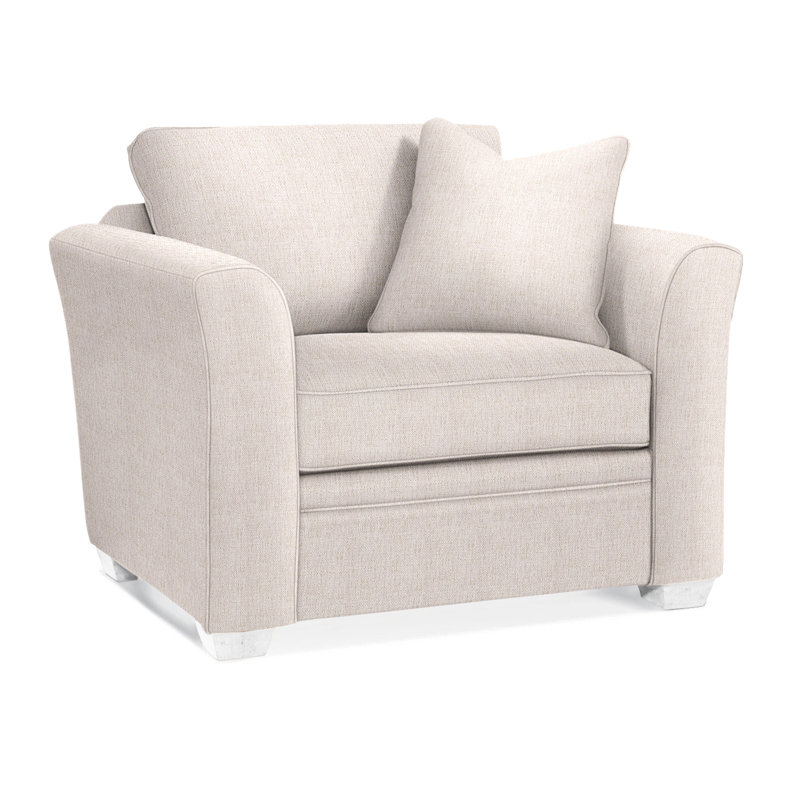 Bridgeport Upholstered Armchair, White Sugar Performance; 0863-91, Frost White