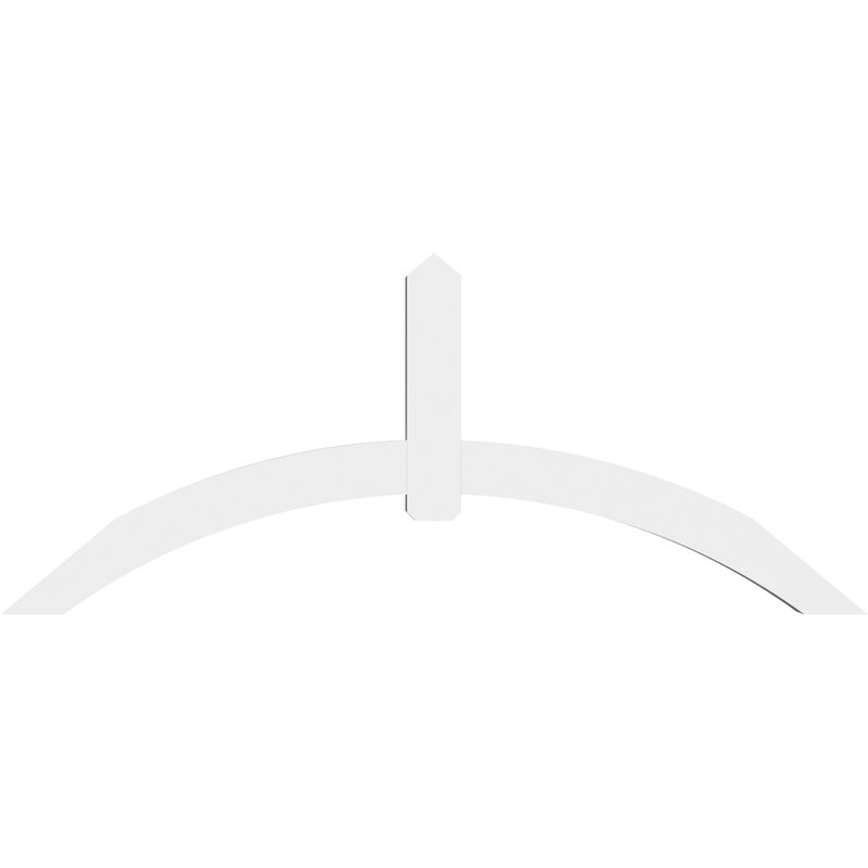 Support pour pignon en PVC Archdale, H 40 po x l 96 po (pas : 10/12), P 6 po x F 6 po