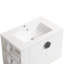 Ensemble de meuble-lavabo simple 30,09 po avec plateau en céramique Queena