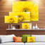 «Yellow Chrysanthemum Gold Flower», reproduction de photo sur toile tendue-19240334