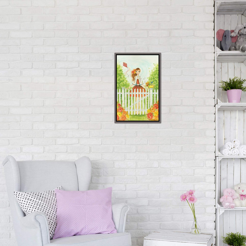 Printemps à Summerside, art, H 26 po x l 18 po x P 1,5 po, Toile encadrée de bois rustique foncé