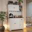 Armoire de rangement de cuisine avec tablette ouverte - Organisateur réglable d'épices et de batterie de cuisine pour garde-manger, cuisine, moderne