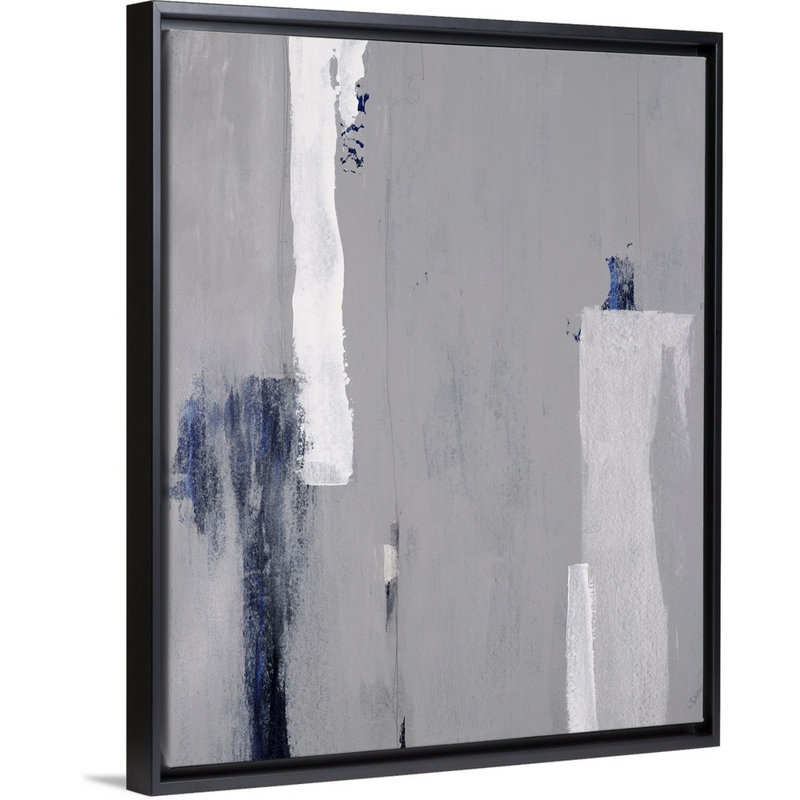 Vivifiant II - impression, H 32 po x l 26 po x P 1,75 po, Cadre flottant noir