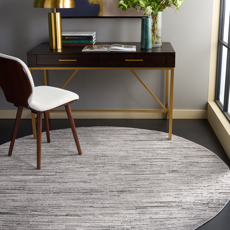 Tapis abstrait Martha Martha, Rond 6 pi 7 po