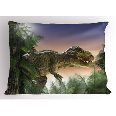 Taie décorative jurassique Dino