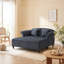 Chaise longue double avec deux coussins décoratifs