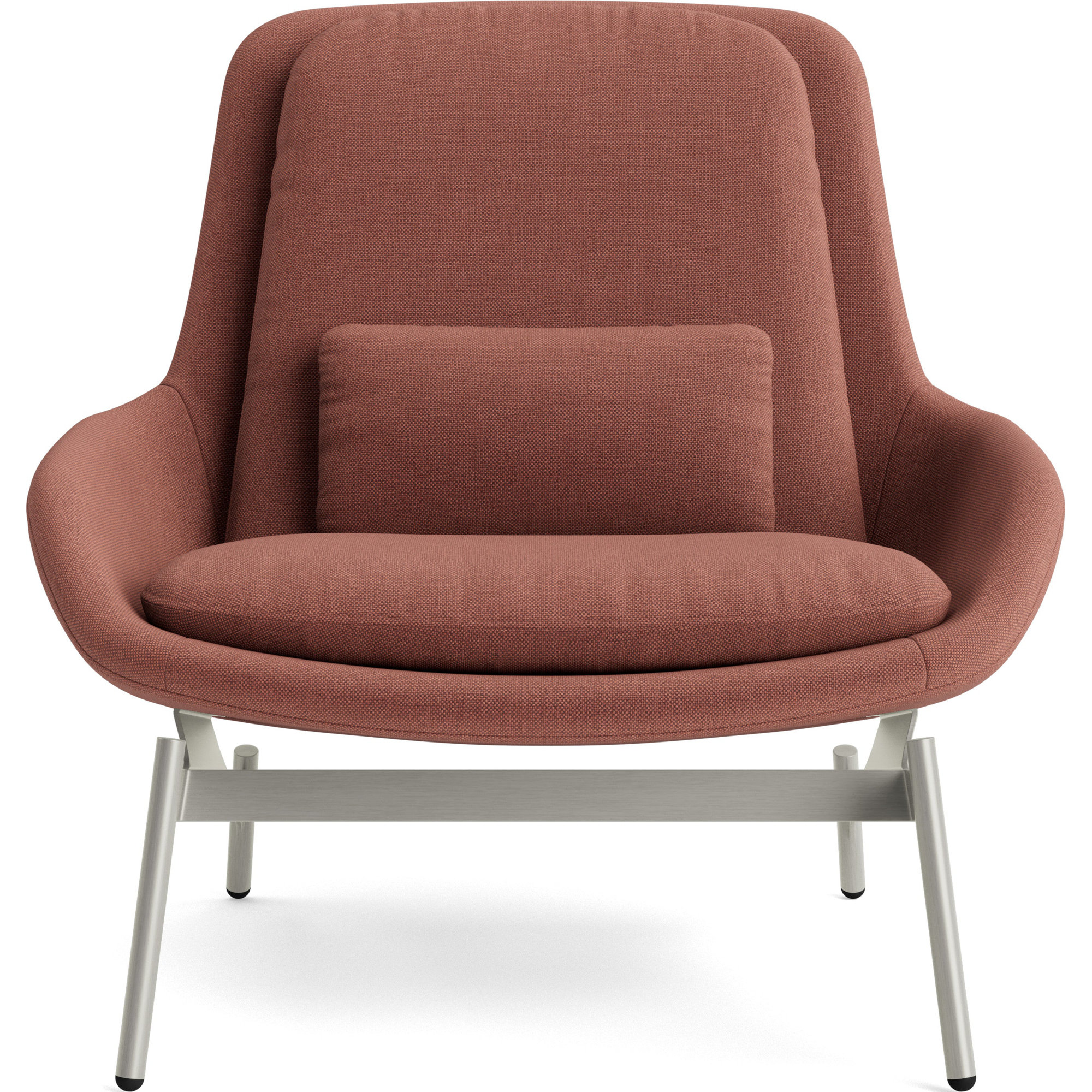 Field Upholstered Accent Chair, Caramelize Cotton Blend
