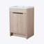 Meuble-lavabo autoportant avec lavabo en résine