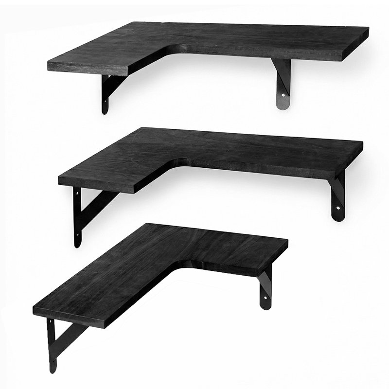 Wood Corner Shelf