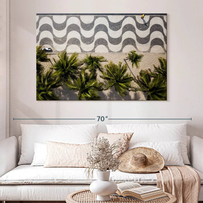 Gillard Copacabana Sidewalk Palms, 34" H x 51" W