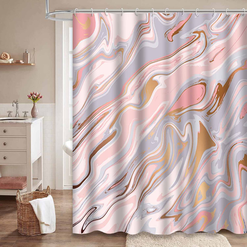 Rideau de douche 12 marches, L 72 po x l 84 po