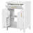 24" Bathroom Vanity With Ceramic Sink - Luxury Compact. 24.2"*18.5"*H34". Solid Wood Frame, Doors. Golden Ornaments. Spacious Storage Shelves. Adjustable Shelf. Modern Cabinet Basin Sophisticated &-2056331937