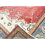 One-of-a-Kind Hand-Knotted 1960s 5'4" x 11'2" Runner Wool Area Rug in Red/Gray/Beige
