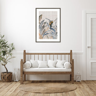 «Birds in Foliage» par Jacob q, impression sur bois encadrée