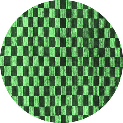 Washable Checkered Indoor Rug