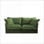 Canapé-lit moderne à 2 places avec housse amovible pour petits espaces, Sofas | Vert sauge, chenille
