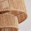 Plafonnier semi-encastré 3 lumières Coastal Jute