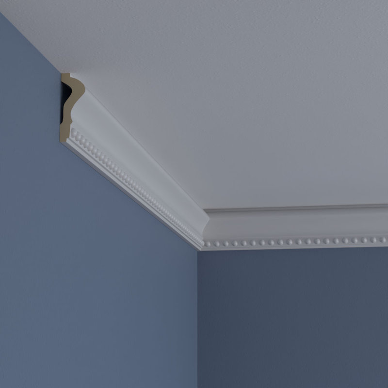 Ekena Millwork 2 3/4"H x 1"P x 94 1/2"L Edwards Chair Rail Moulding