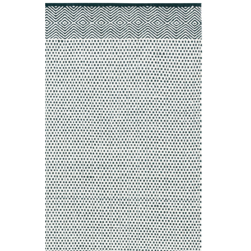Kilim 855 Hand Woven 60% Cotton; 40% Wool Geometric Shapes Rug, Rectangle 5' x 8'