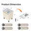 Meuble-lavabo 24 po avec lavabo en céramique-13639620