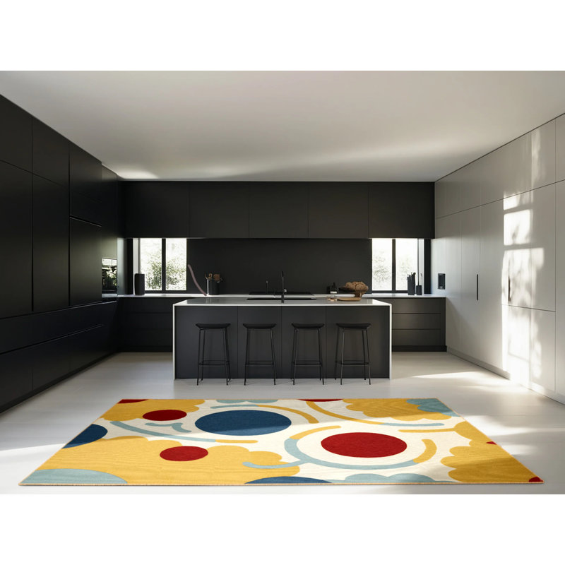 Breezy Prime Orbit Rug, Round 5'