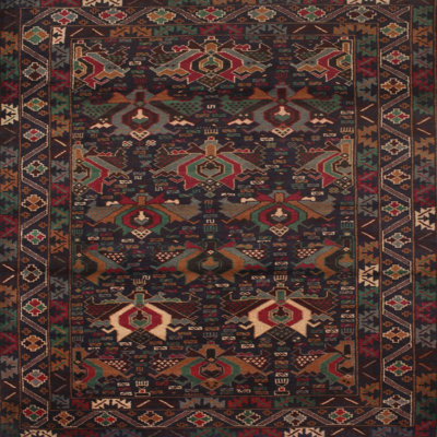 Tapis brun Southwestern