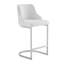 Danual Upholstered Counter Stool with Metal Frame-695365391