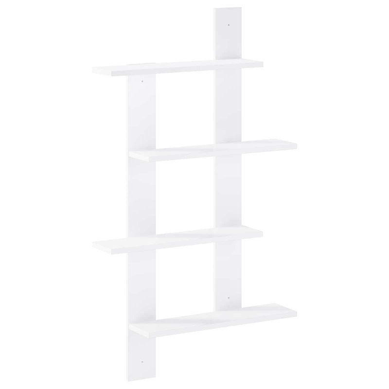 Engineered Wood Wall Shelf, White