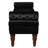 Button Velvet Bench For Bedroom - Wood Black Living Room Furniture Upholstered Soft Construction-975431021