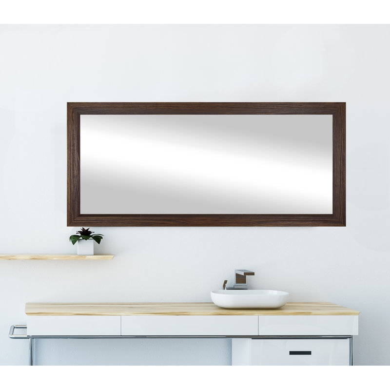 Miroir de salle de bain Dakston, 31,75 po x 47,75 po, Moka