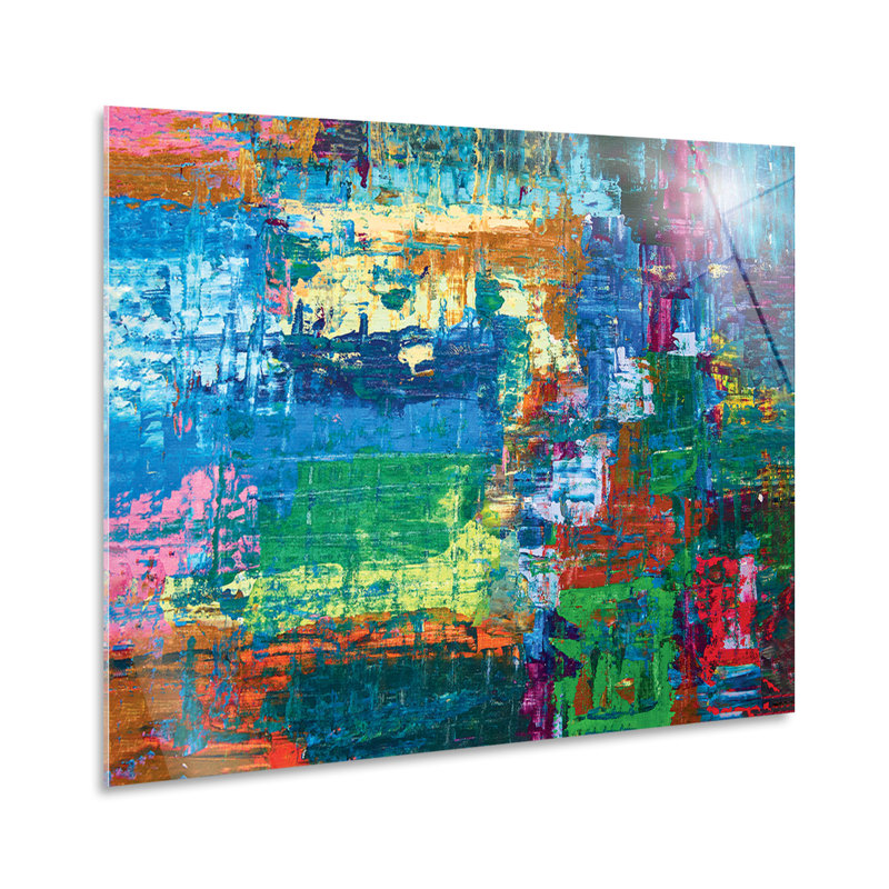 Fringuelli cantano al Gatto by Cindy Revell - Rectangle Painting, 70cm H x 70cm W