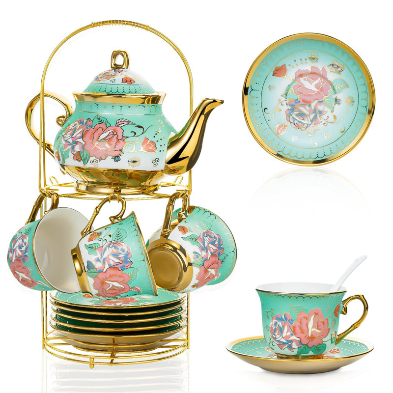 Brayden Studio® Devoise 27oz. Teapot Set