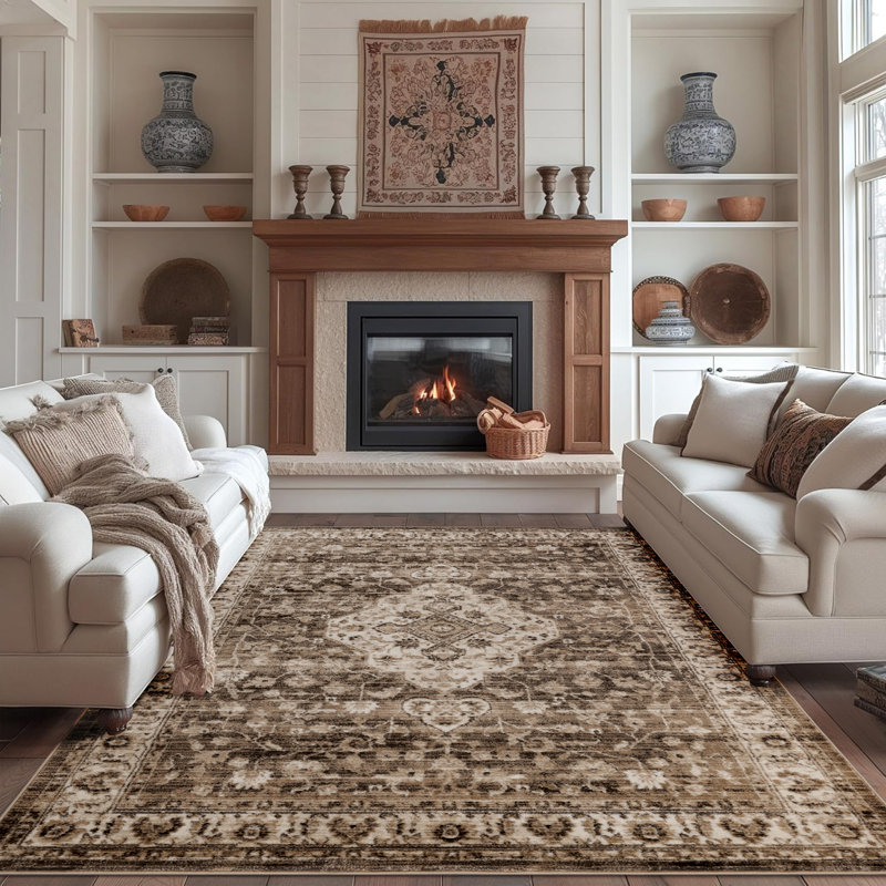 Stella Medallion Area Rug, Rectangle 7'11" x 10'10"